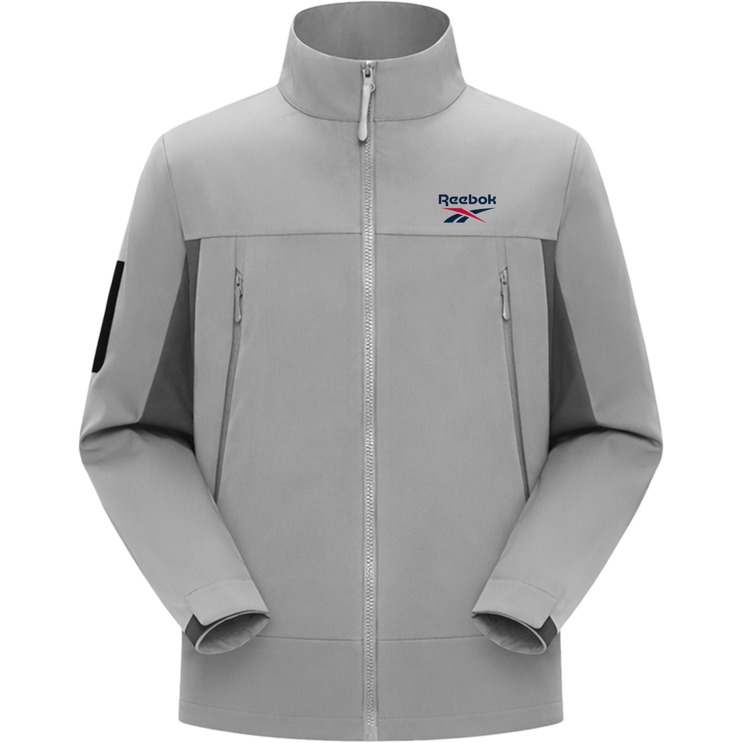 

Куртка Unisex Stand Collar Moderate Soft Shell Reebok, розовый серый