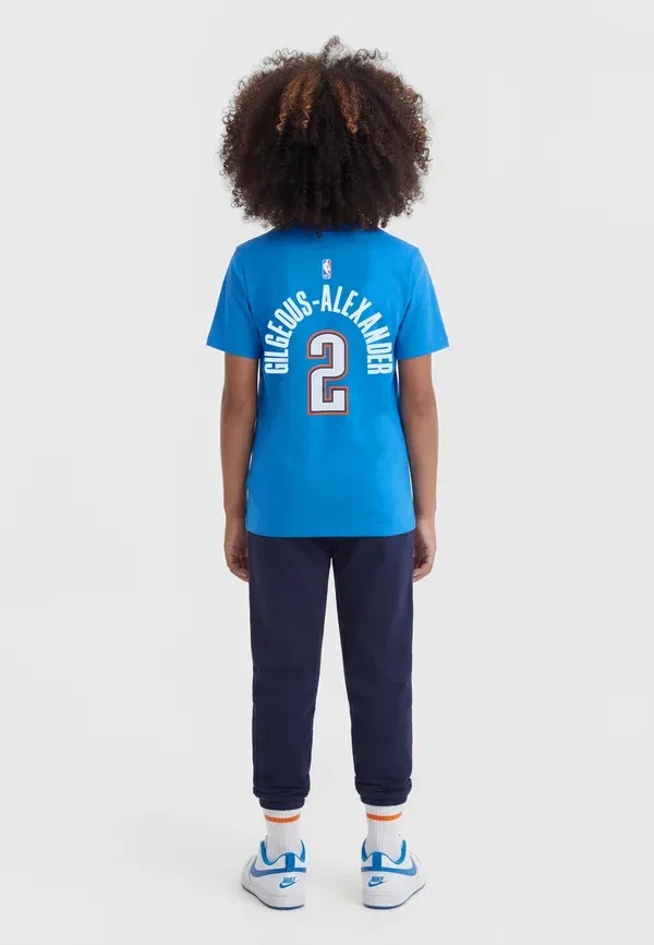 Футболка Nike Performance NBA Oklahoma City Thunder Shai Gilgeous Alexander Tee Icon Sports, сигнальный синий — фото 2