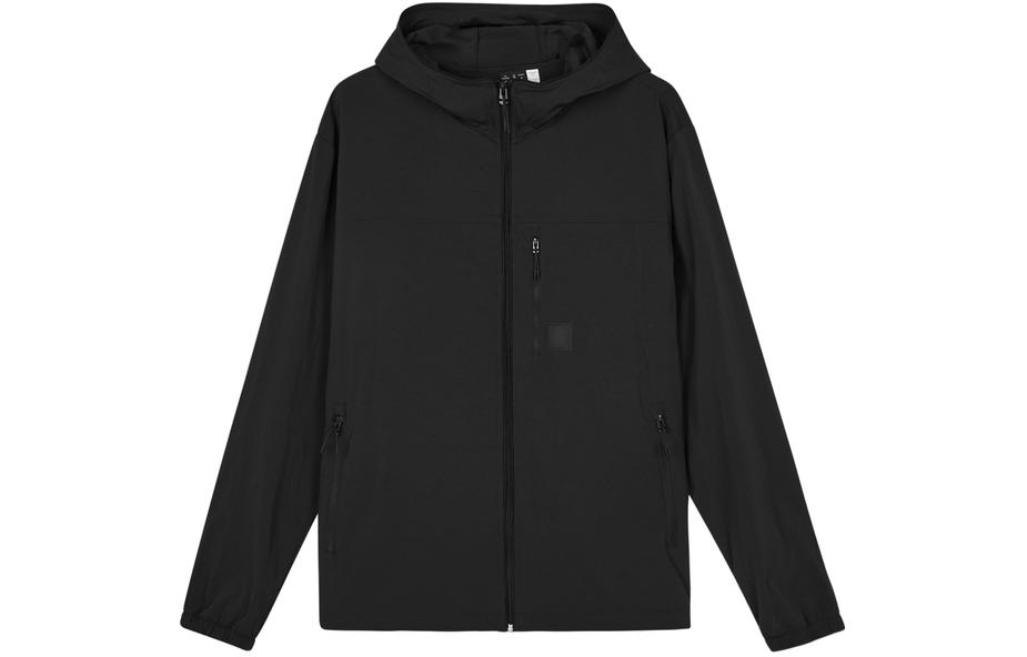 

Skechers Дышащая быстросохнущая одежда с защитой от ультрафиолета для мужчин угольно-черная, Carbon Black/0018