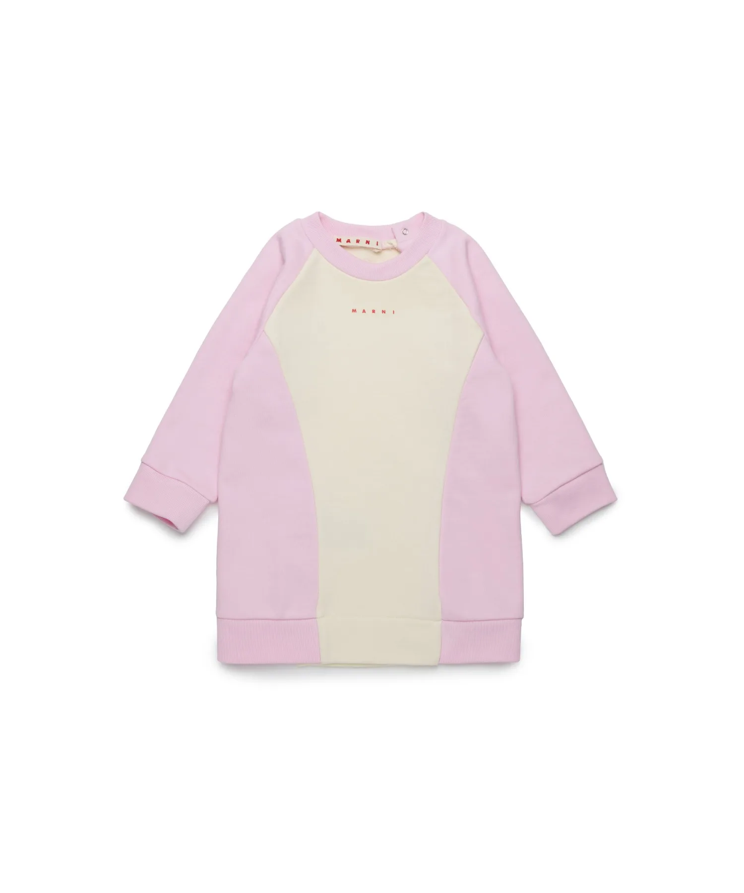 Детское платье MARNI KID из хлопка Baby Pink