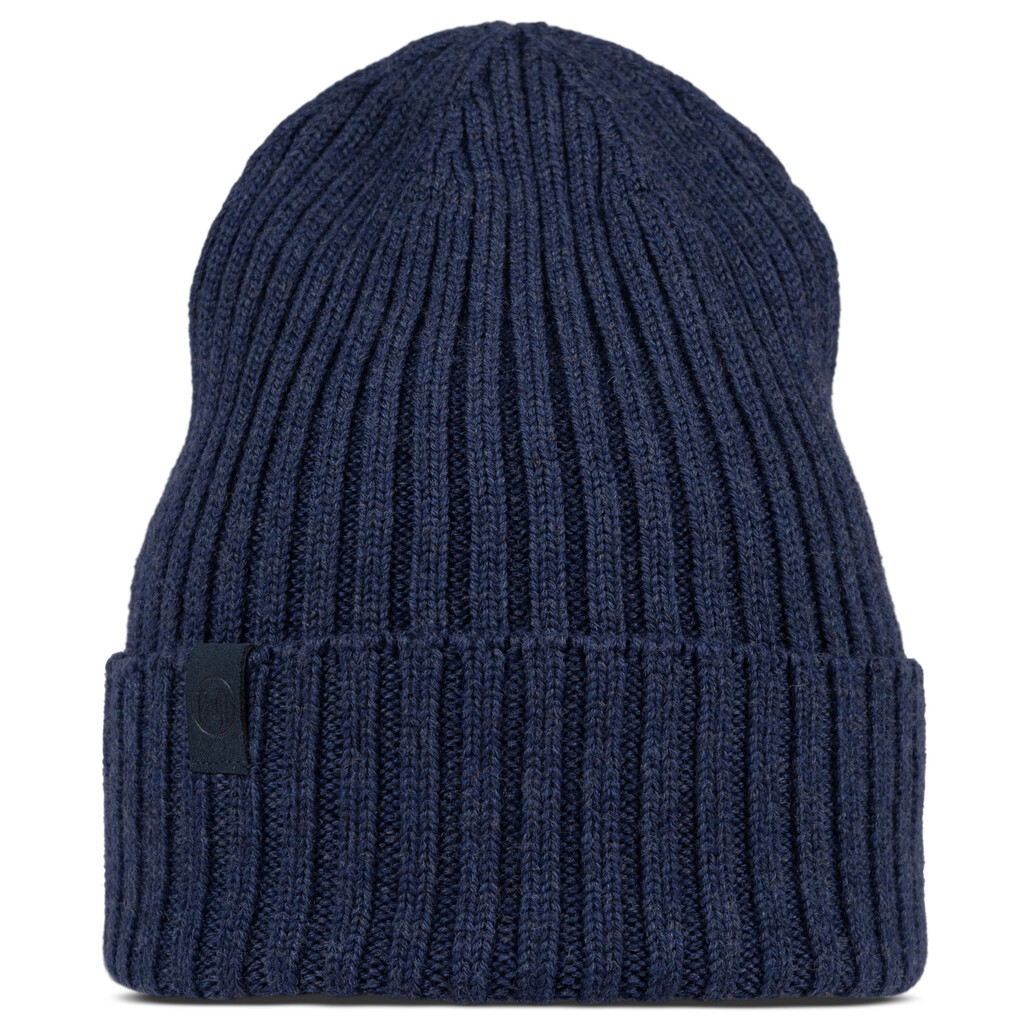 

Шапка Buff Knitted Beanie Norval, цвет Midnight Blue