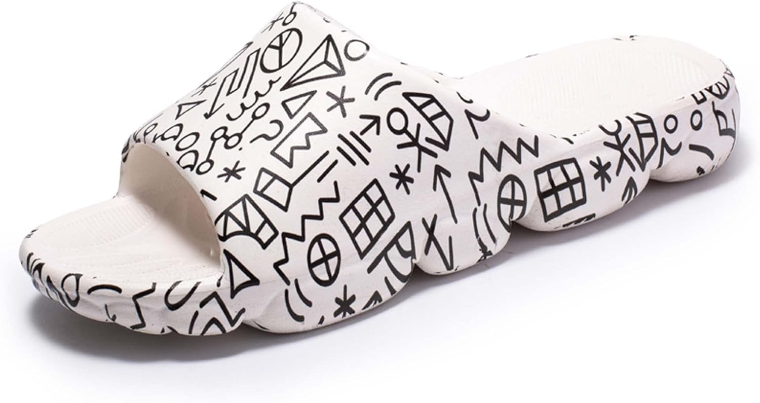 

Мужские летние тапочки, сандалии, шлепанцы, мягкие, комфортные, дышащие, повседневные Generic, белый