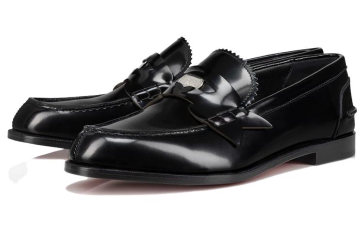 CL LUBOTING Лоферы женские черные Christian Louboutin — фото 3