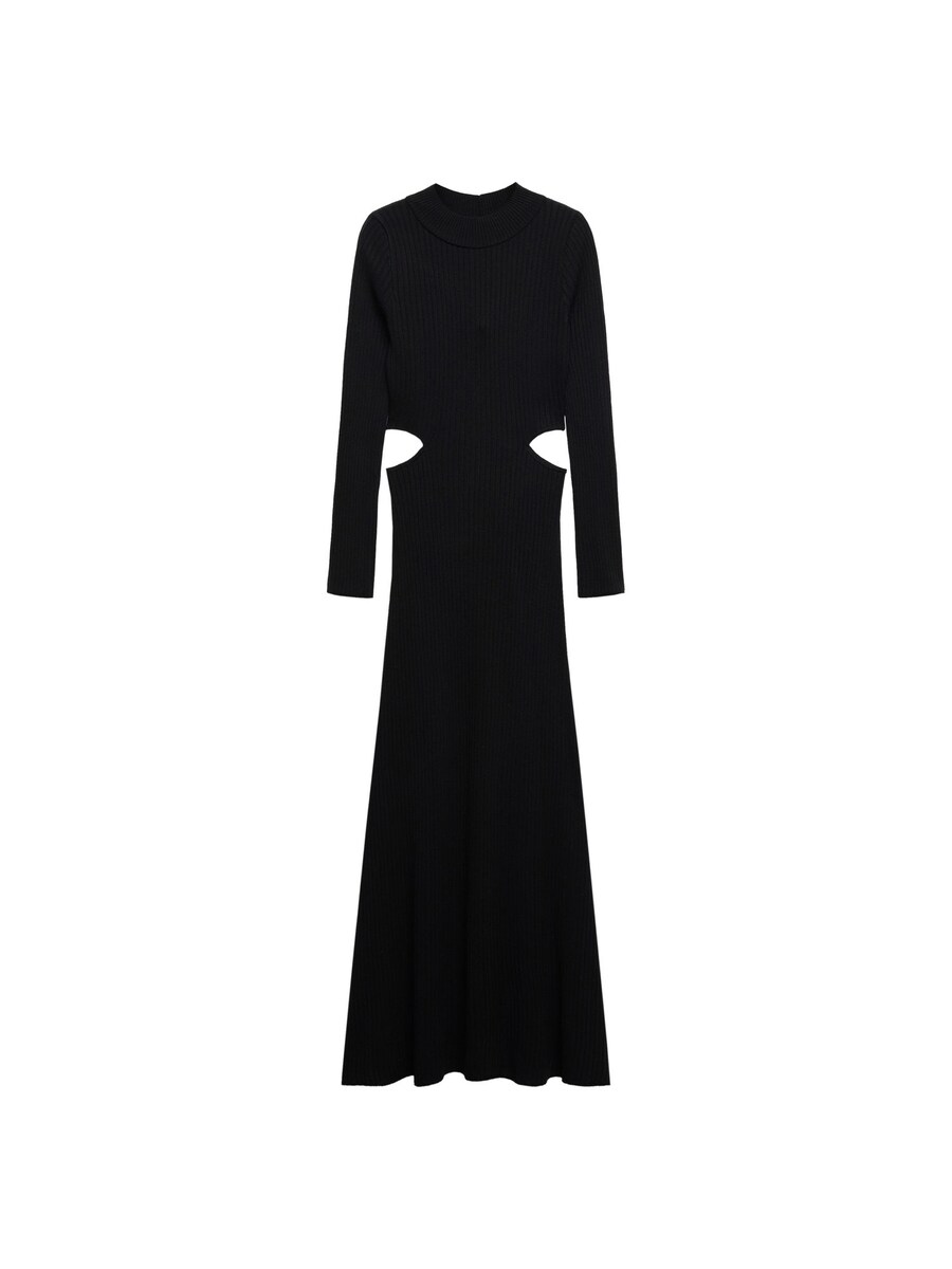 

Вязаное платье MANGO Knitted dress Night, черный