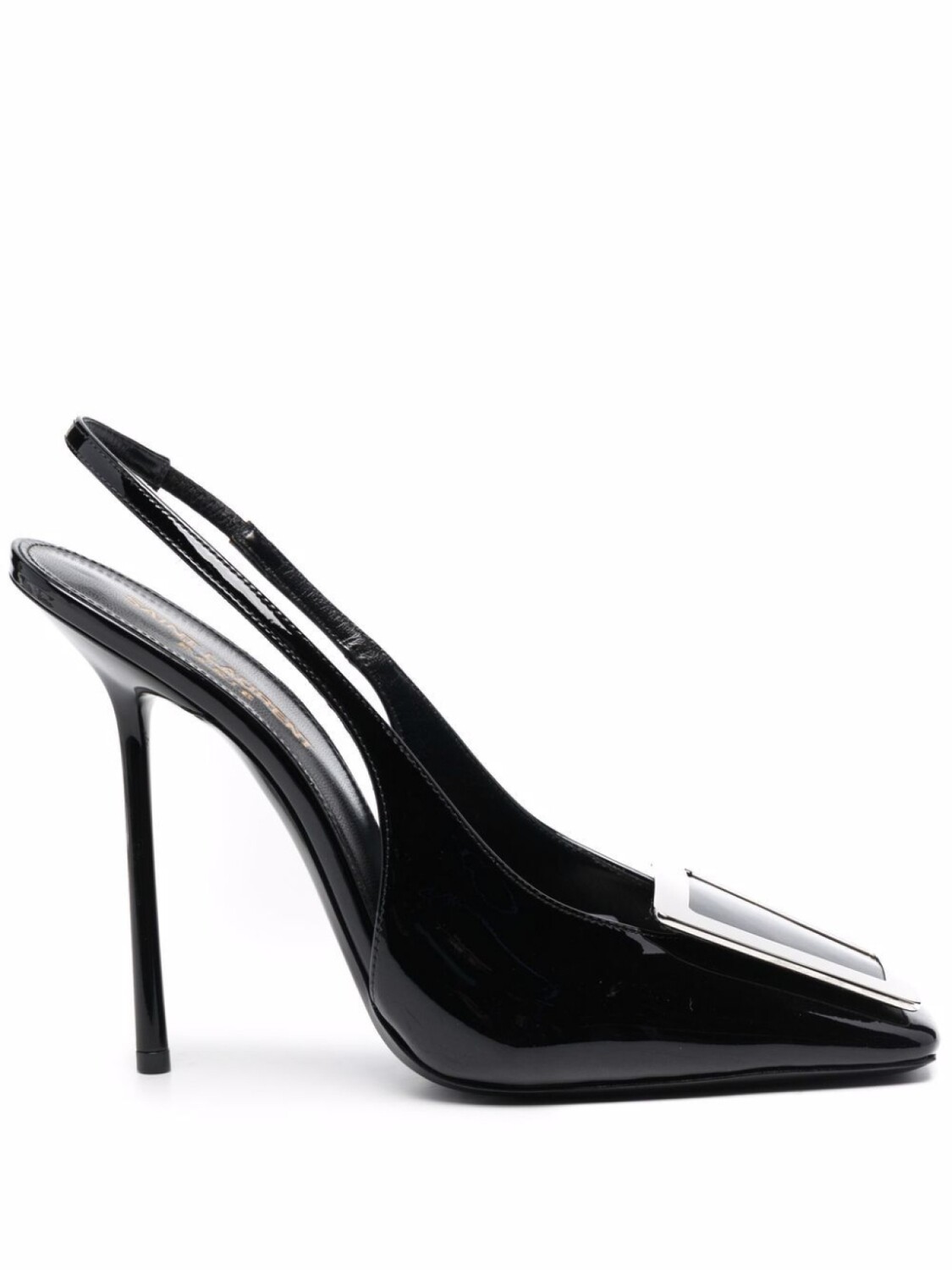 

Saint Laurent туфли-лодочки George с квадратным носком, черный