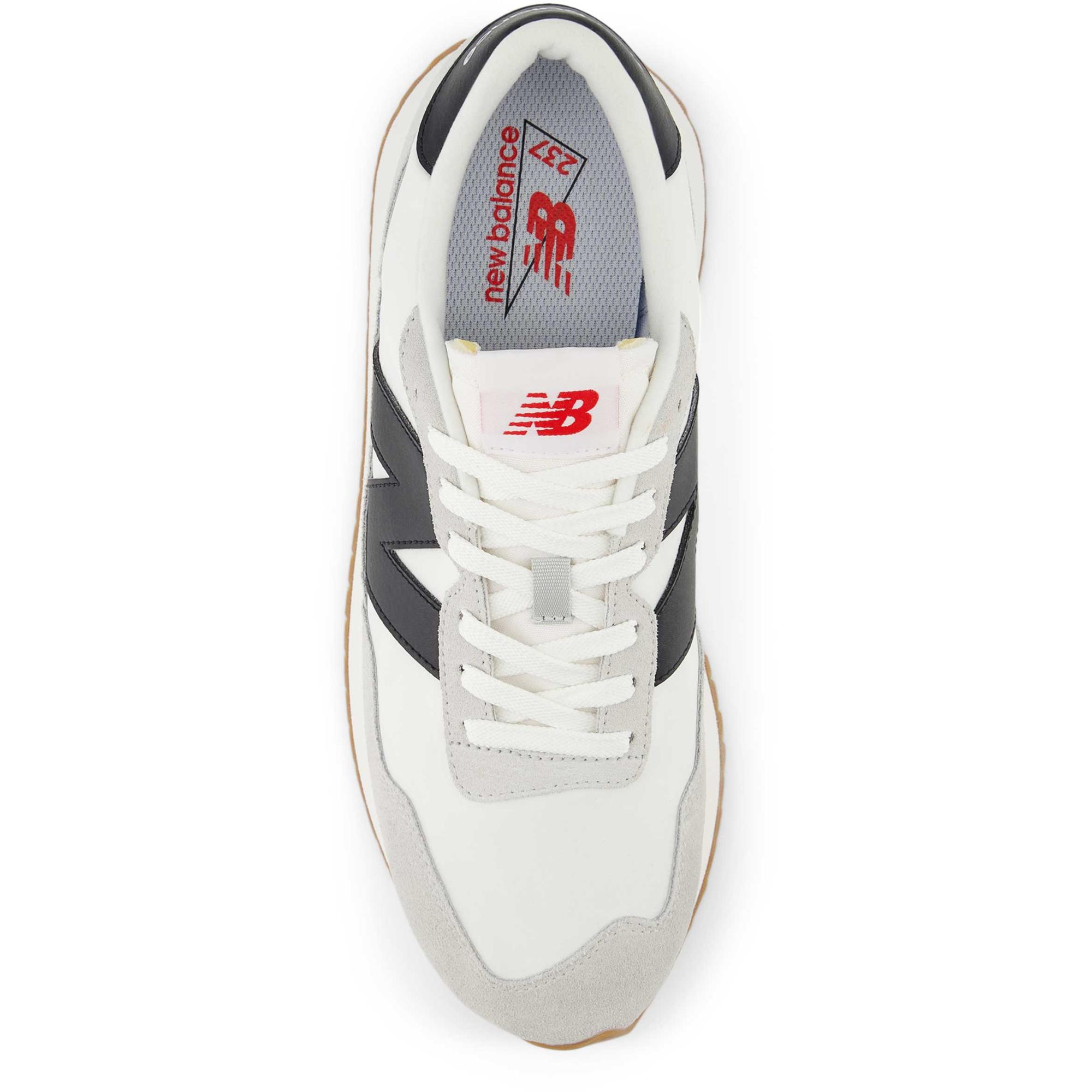 Мужские повседневные туфли 237 New Balance, White/Brighton Grey/Black — фото 4