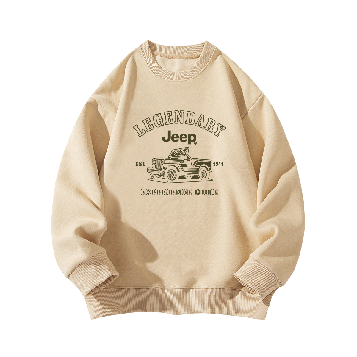 Детская толстовка Jeep, Coffee (Fleece-Lined) — фото 4