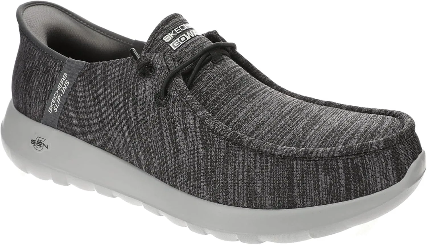Мужские слипоны Skechers Go Walk Max Free Hands, черный — фото 4