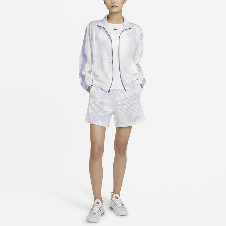 Повседневные шорты женские светло-фиолетовые Nike — фото 3