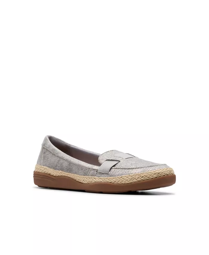Коллекция Женские Slip-On Туфли Elaina Echo Clarks, серебряный