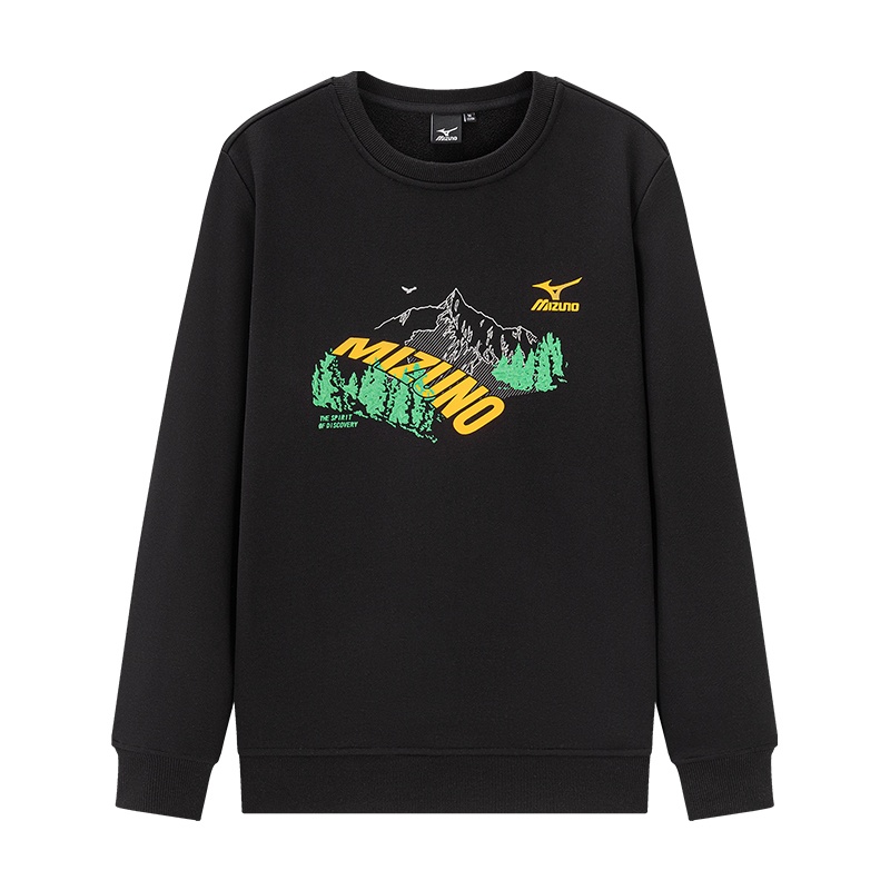 

Свитшот унисекс Mizuno, черный