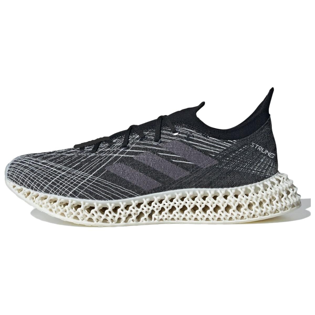 

Кроссовки adidas 4DFWD X Strung 'Black Grey White', черный
