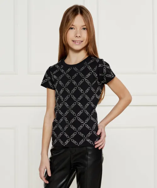 

Футболка Regular fit Michael Kors Kids, черный