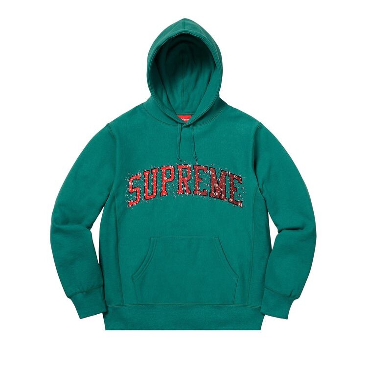 

Толстовка Supreme Water Arc Hooded Sweatshirt Dark Teal, бирюзовый