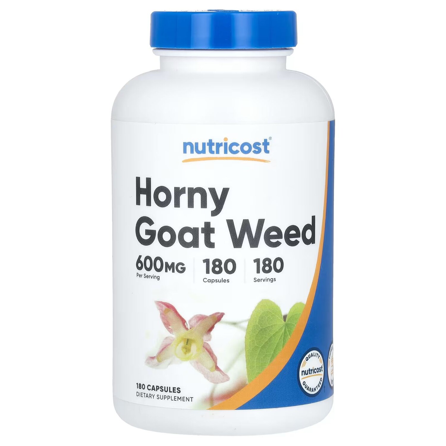 

Horny Goat Weed, 600 мг, 180 капсул Nutricost