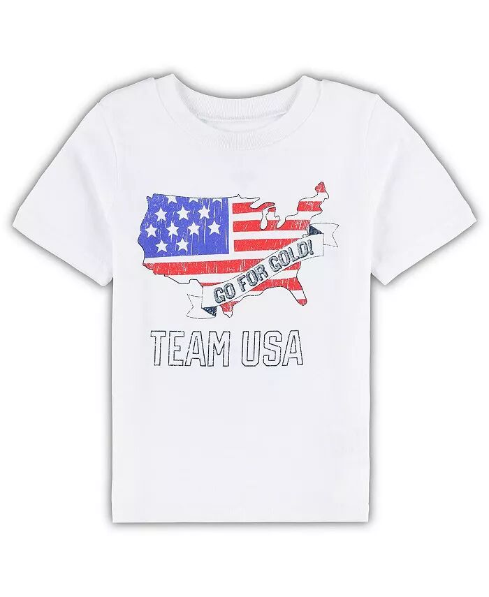

Белая футболка для мальчиков и девочек сборной США Go For Gold Outerstuff