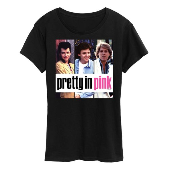 

Женская футболка с принтом "Pretty in pink guys" Licensed Character, черный
