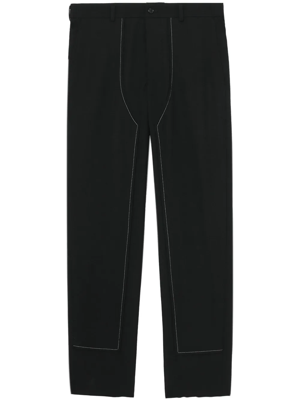 

Прямые джинсы с декоративной строчкой Black Comme Des Garçons, черный