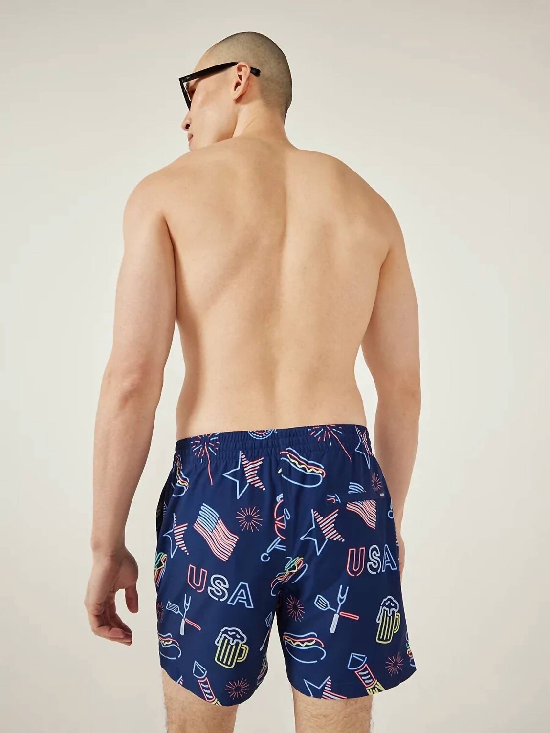 

Синие плавки Patriotic Lights Chubbies, синий