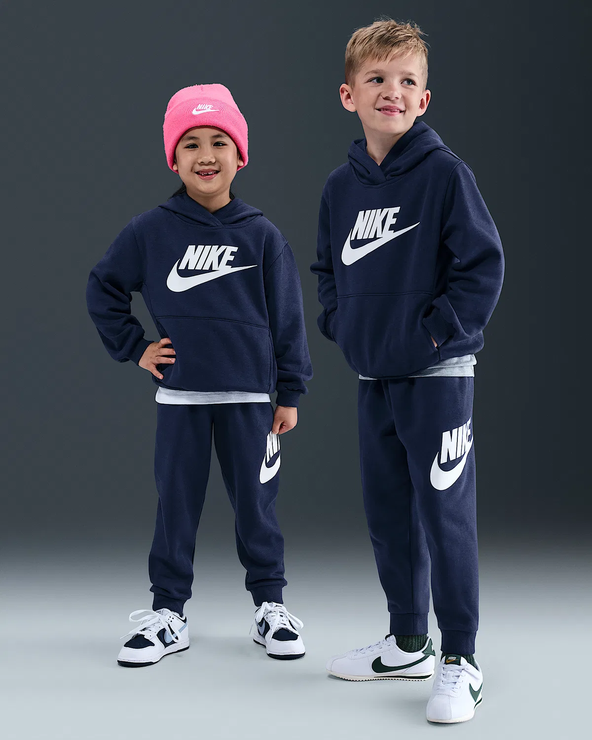 Детский комплект из 2 предметов Club Fleece Nike, Midnight Navy