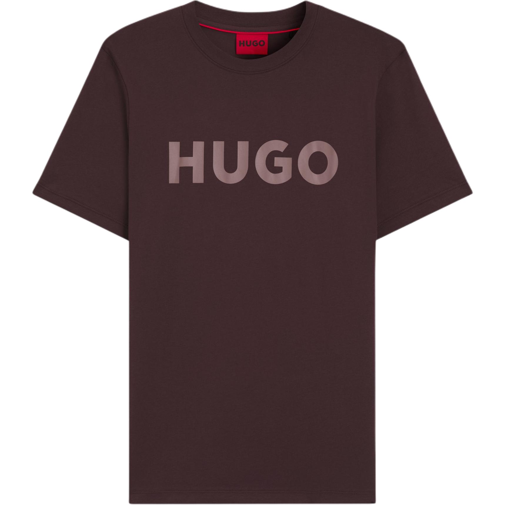 

HUGO BOSS Футболка мужская светло-коричневая с круглым вырезом Moderate Straight Fit