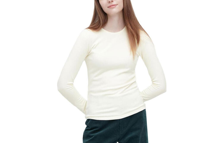 

Футболка женская молочно-белая Uniqlo