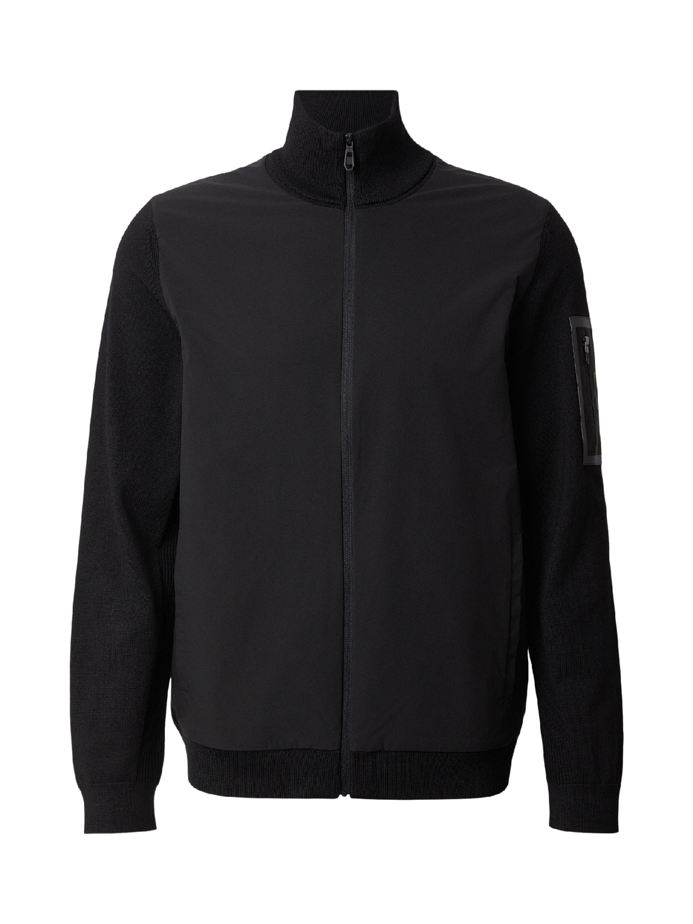 

BOSS Кардиган 'KN_Momentum-X' в черном цвете