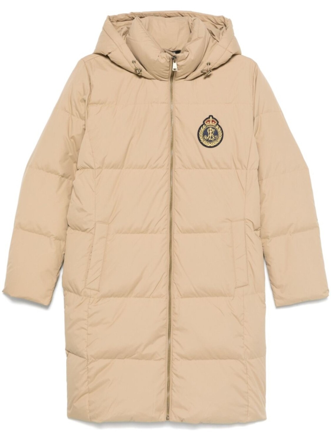 

Lauren Ralph Lauren длинный пуховик, нейтральный