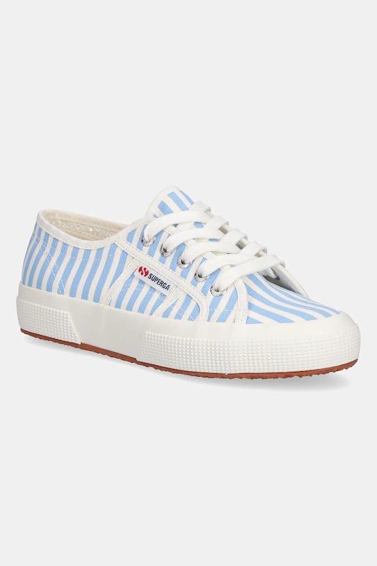 Кроссовки с полосками Superga, синий