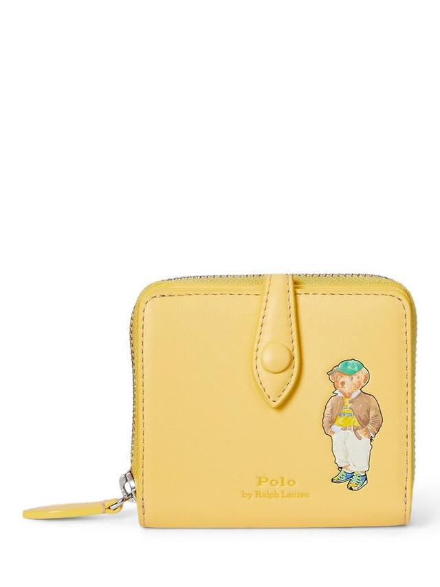 

Кожаный компактный кошелёк Polo Bear Ralph Lauren, Yellow