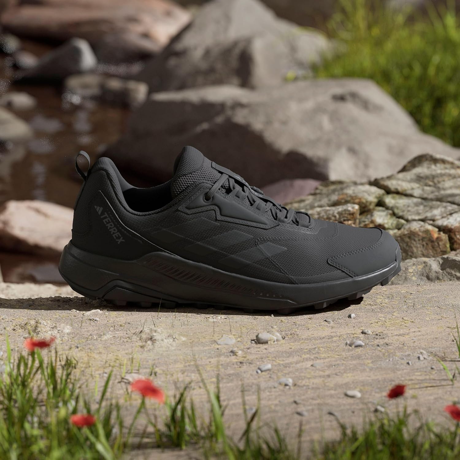 Мужские кроссовки для хайкинга Adidas Terrex Anylander, черный/серый — фото 2
