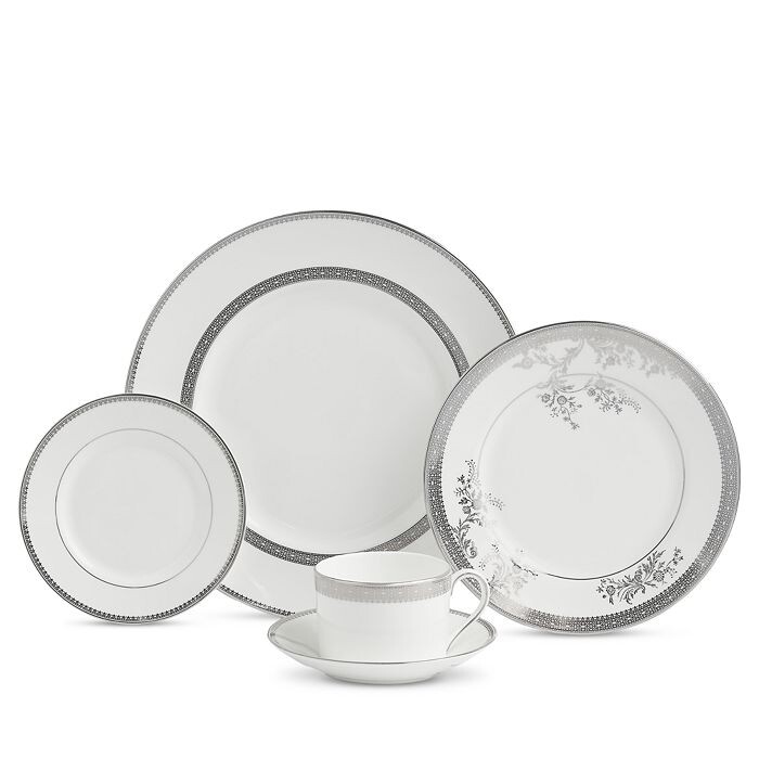 

Vera Wang Wedgwood Vera Кружевной набор из 5 предметов, серебряный