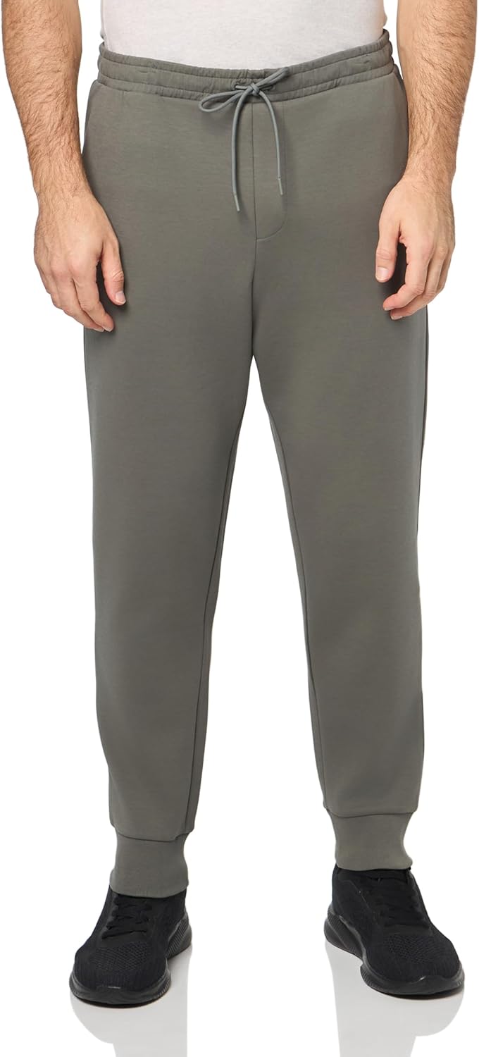 

BOSS Мужские тоновые хлопковые спортивные штаны Regular Fit, Moonrock Grey