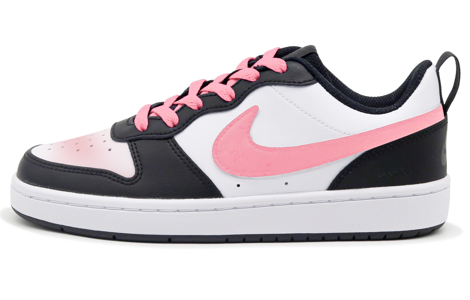 

Кроссовки Nike Court Borough Skateboarding Shoes Women's Low-top Pink/Black/White, черный/розовый