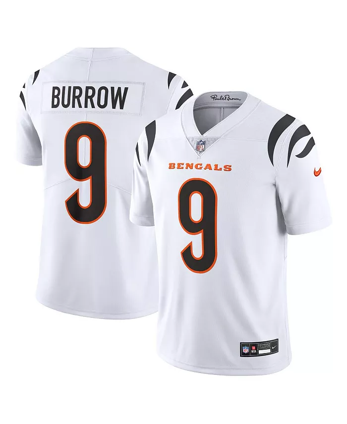 

Мужская футболка Joe Burrow Cincinnati Bengals Vapor Untouchable Limited Nike, белый