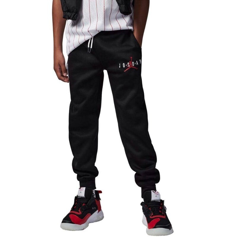 

Детские спортивные спортивные штаны из экологически чистого материала Jordan, черный