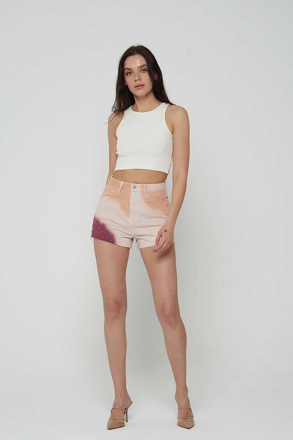 

Шорты на молнии с высокой талией Batik Jean C 4726-009 CROSS JEANS