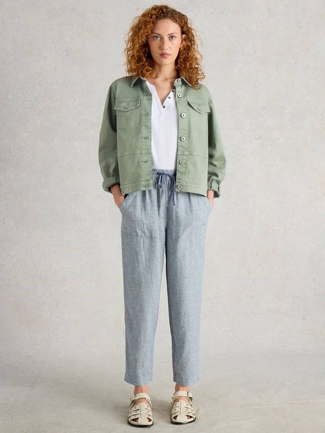 

Джинсовая куртка Camille из органического хлопка White Stuff, Mid Green