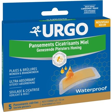

Лечебные повязки Urgo Honey 5 стерильных повязок