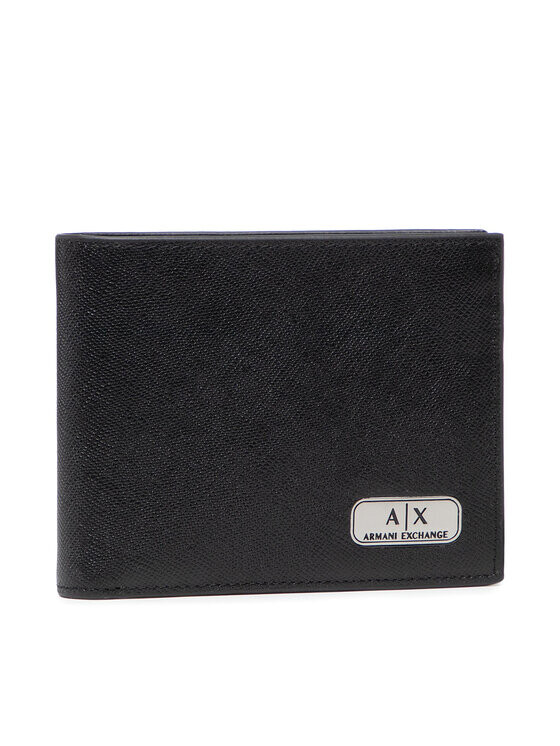 

Большой мужской кошелек Armani Exchange, черный