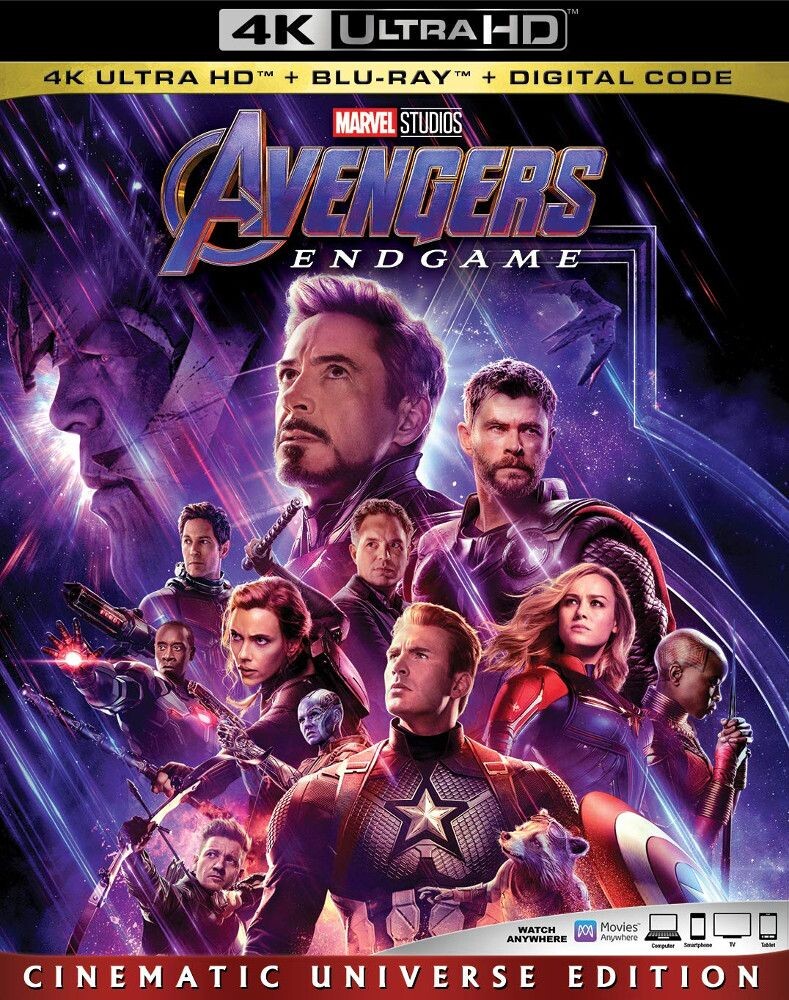 

Диск 4K Ultra HD Avengers: Endgame [2019]