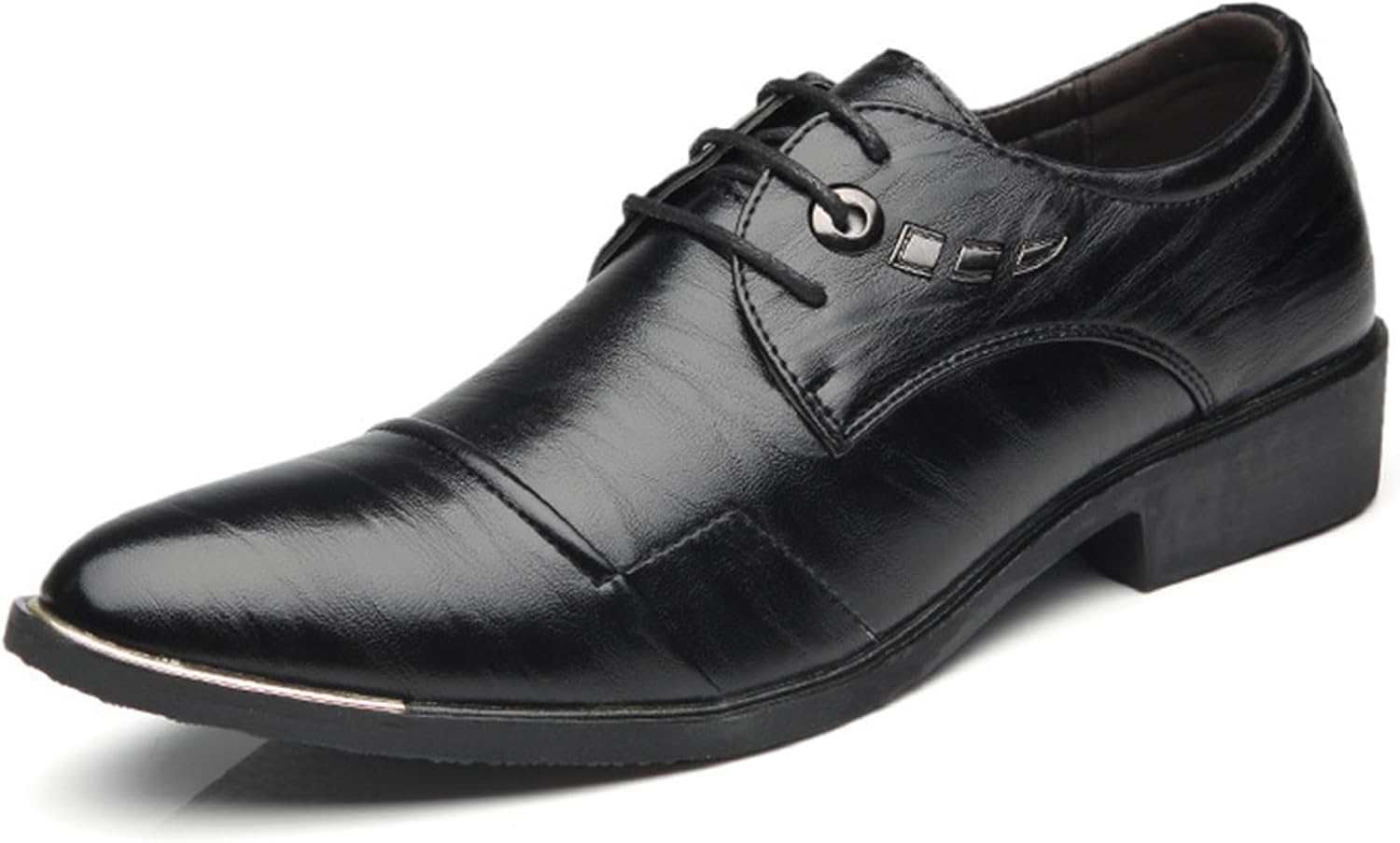 

Мужские оксфордские туфли ADMLZQQ, классические кожаные туфли на шнуровке, черный