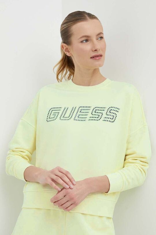 

Толстовка с капюшоном Guess, зеленый