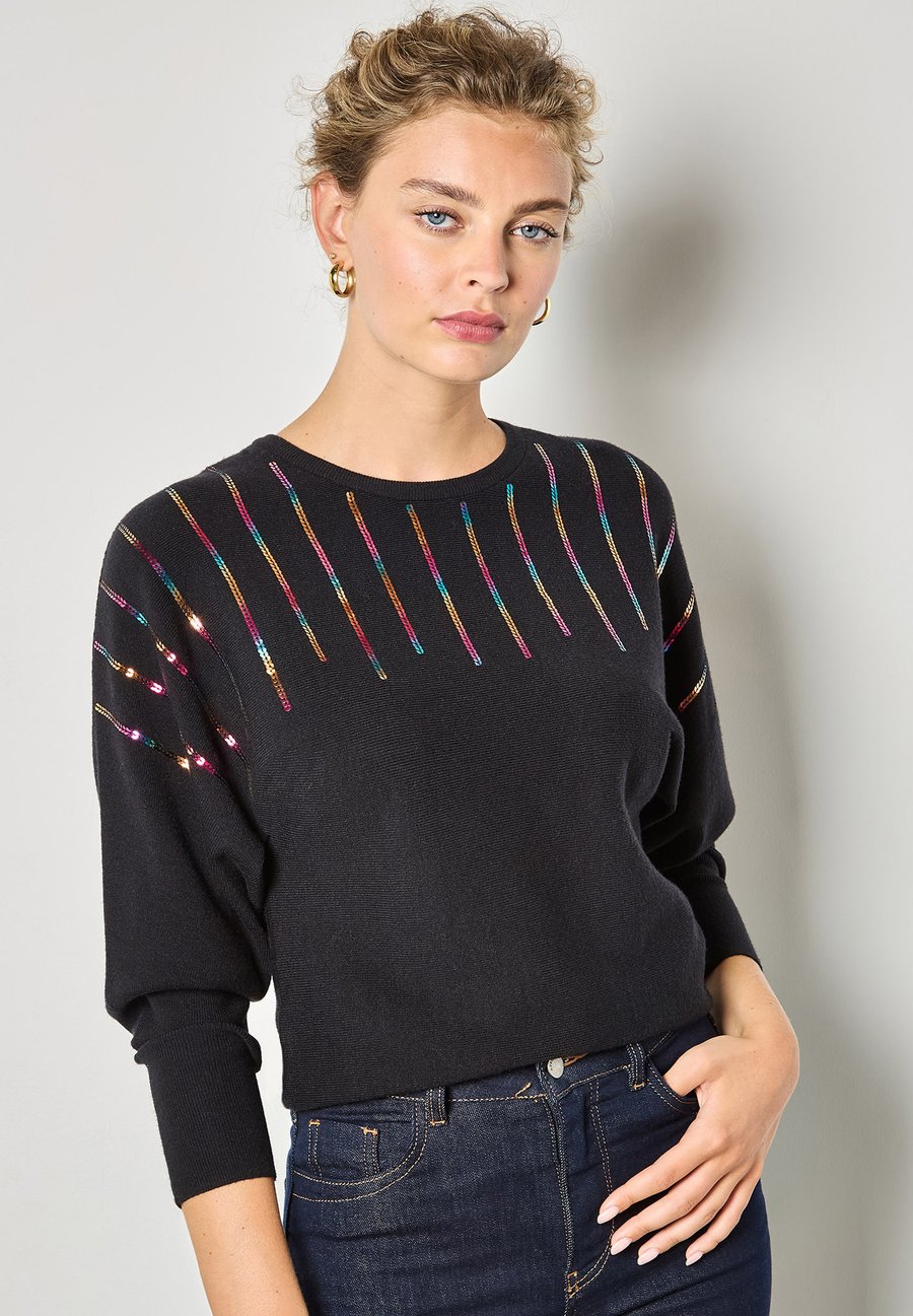 

Джемпер Apricot RAINBOW SEQUIN SOFT, Assorted/Black