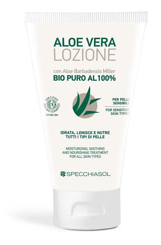 

Чистый органический лосьон Алоэ Вера 100% Specchiasol
