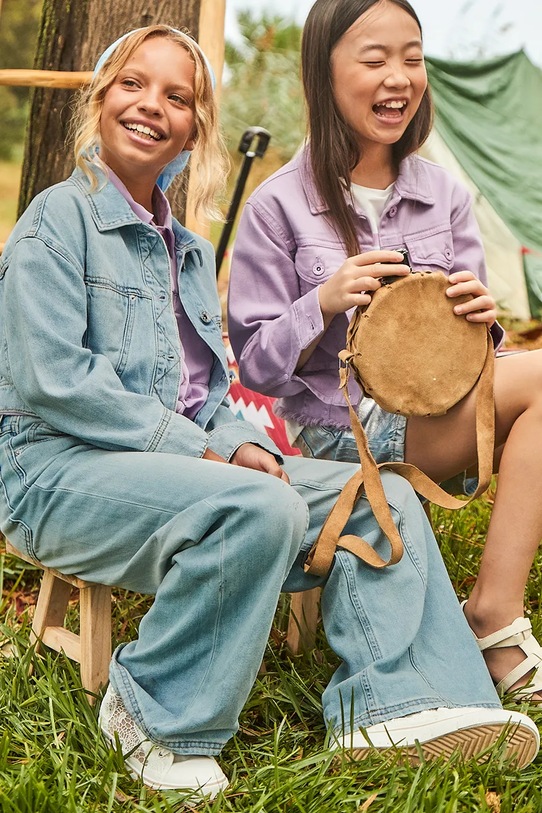 

Детские джинсы широкие Mayoral, синий