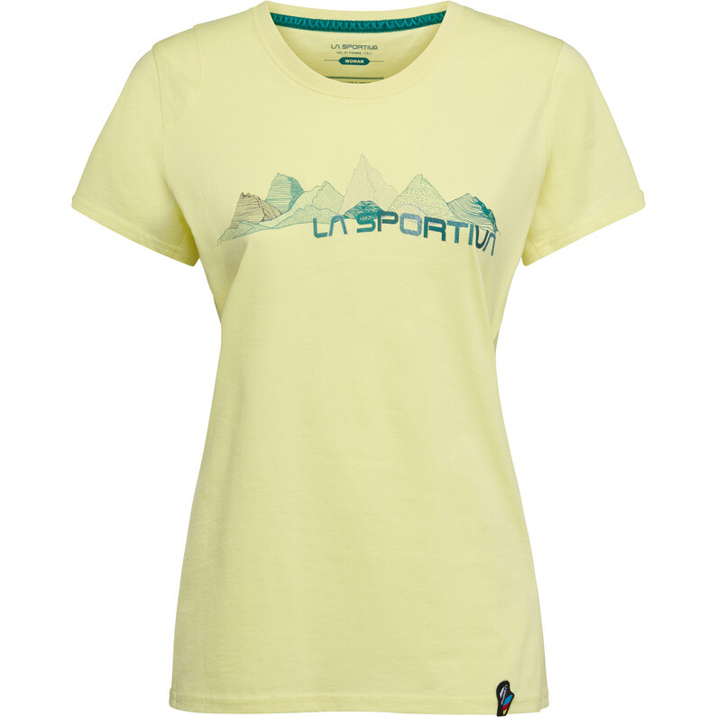 

Женская футболка с пиками La Sportiva, желтый