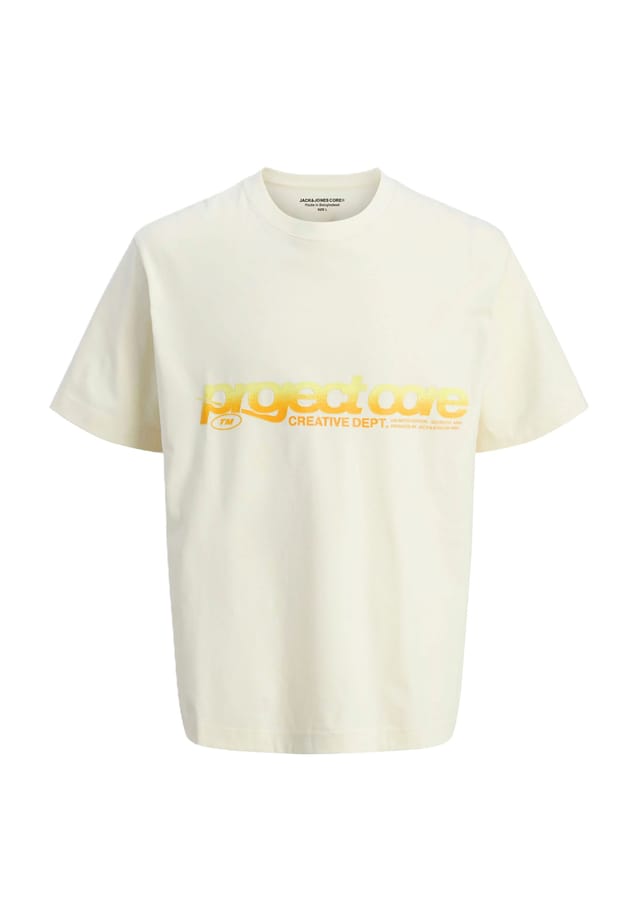 

Хлопковая футболка Originals By Jack & Jones, цвет 299798 sweet corn