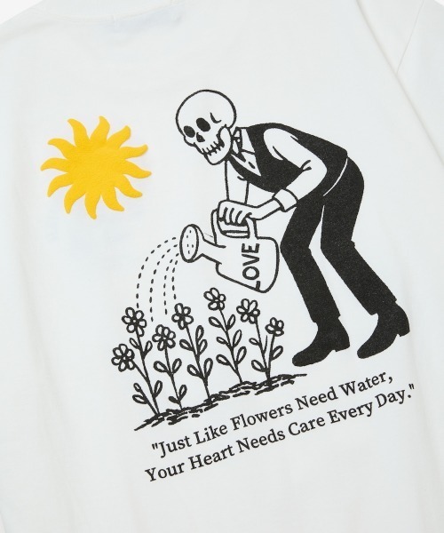 

Rehacer Футболка с принтом Flower Server, белая