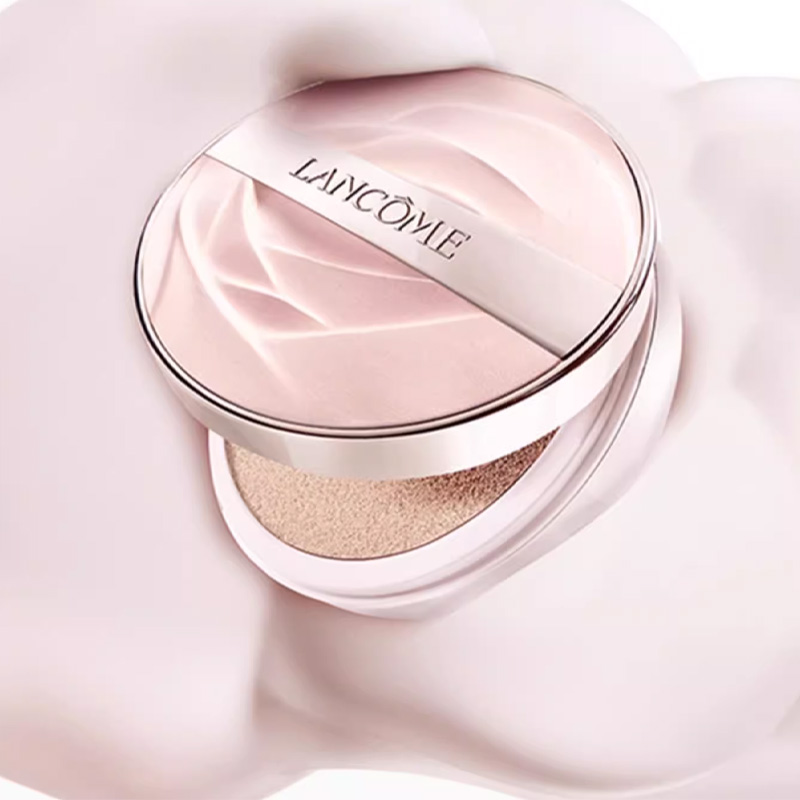 LANKOU It's My Air Cushion, маленький круглый кулон помада бокс лимитированная серия наборов для макияжа легко растушевывается 14g+3.4g LANCOME — фото 4